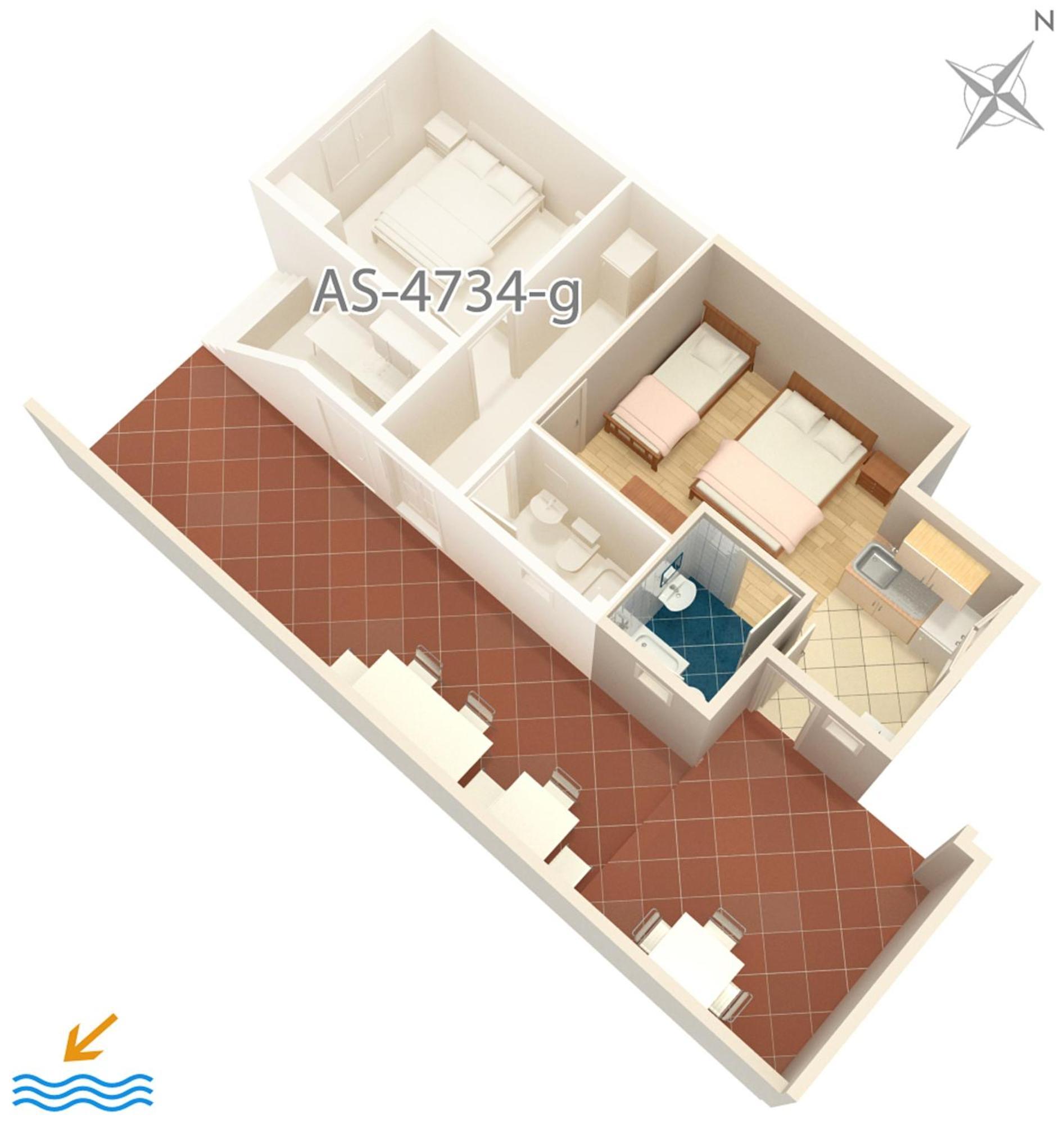 Apartments By The Sea Podaca, Makarska - 4734 Экстерьер фото